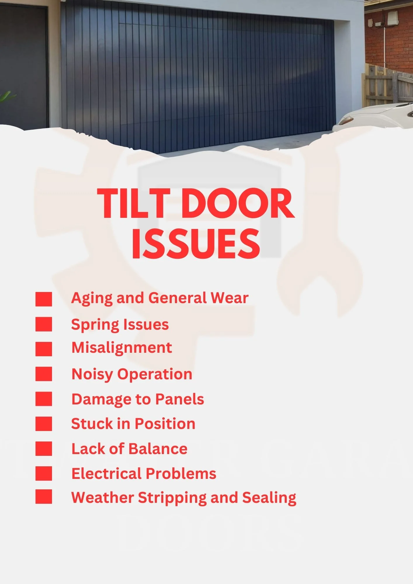 Tilt Door Issues