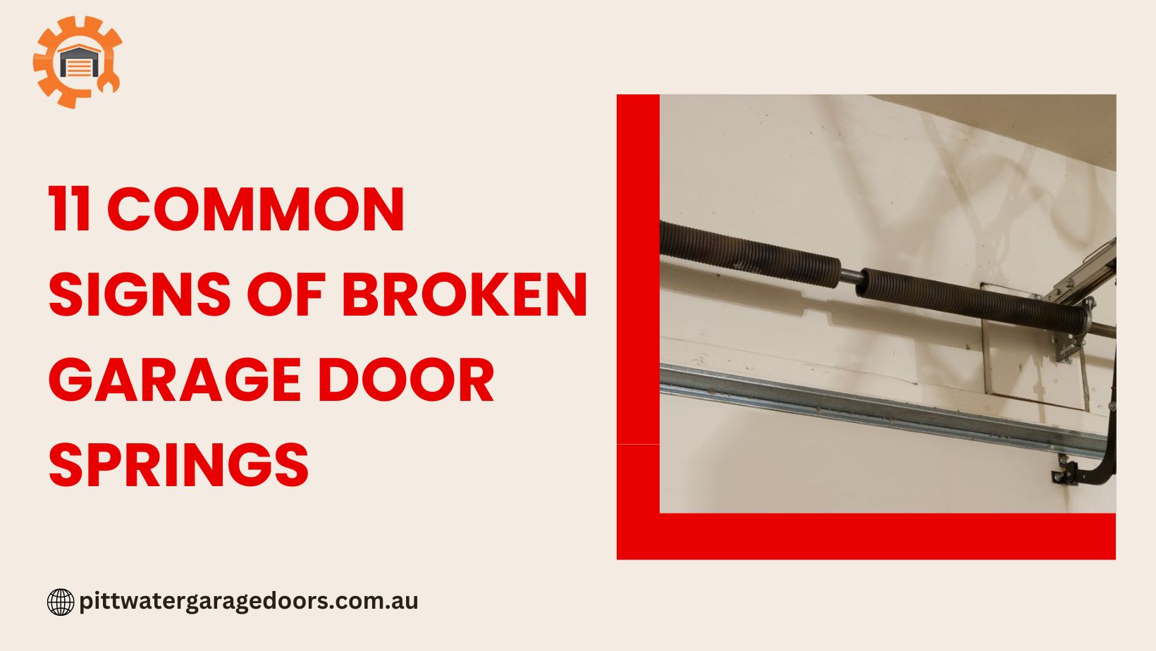 Common Signs Of Broken Garage Door Springs