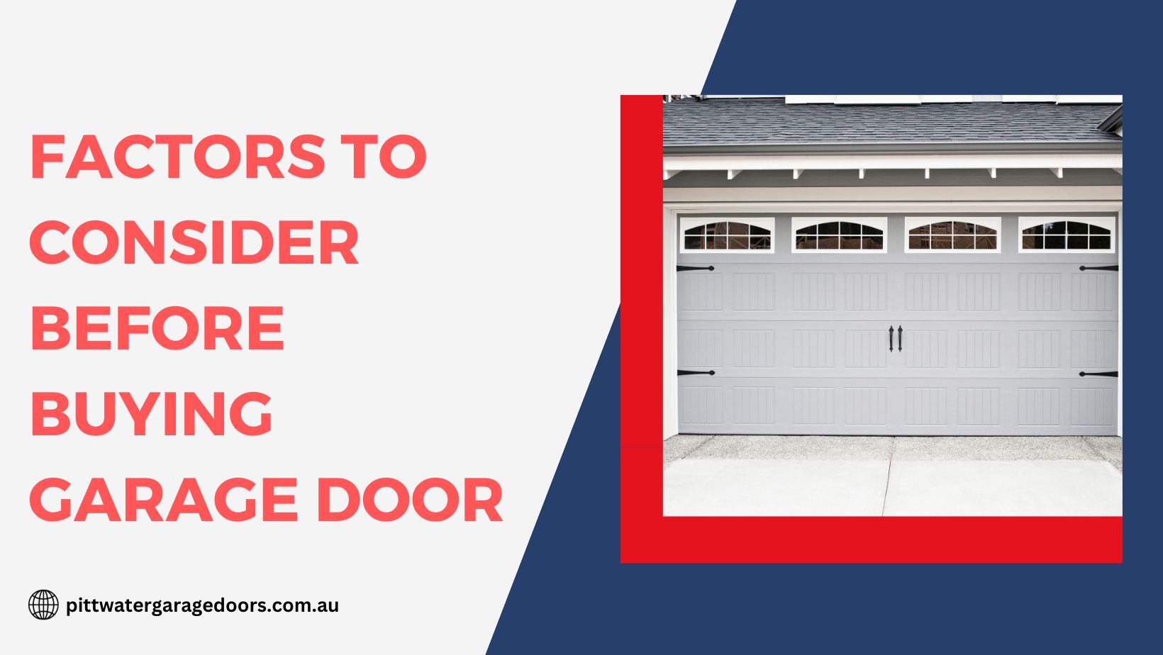 Factors to Consider Before Buying Garage Door